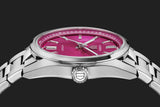 Tag Heuer Carrera Date Automatic 18K Pink Dial Silver Steel Strap Watch for Women - WBN2313.BA0001 Authentic Buy Shop Now