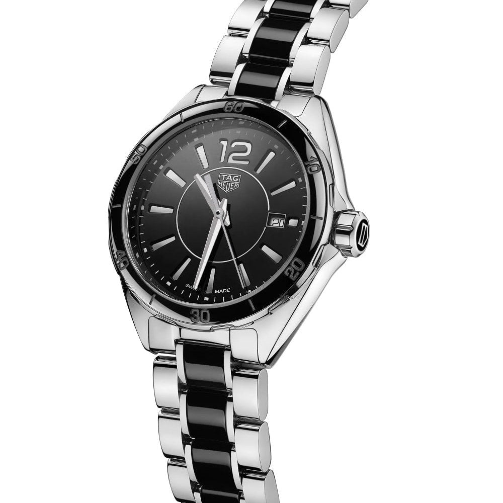 Tag Heuer Formula 1 Quartz Black Dial Two Tone Steel Strap Watch for Women - WBJ141AA.BA0973 Authentic Buy Shop Now