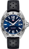 Tag Heuer Formula 1 Quartz Blue Dial Black Rubber Strap Watch for Men - WAZ1118.FT8023 Authentic Buy Shop Now