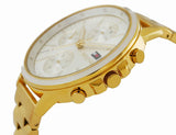 Tommy Hilfiger Carly White Dial Gold Steel Strap Watch for Women - 1781786 Authentic Buy Shop Now