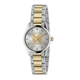 Gucci G Timeless Quartz Diamonds Silver Dial Two Tone Steel Strap Watch For Women - YA1265016 Authentic Buy Shop Now