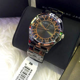 Marc Jacobs Henry Skeleton Black Dial Black Steel Strap Watch for Women - MBM3254 Authentic Buy Shop Now