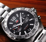 Tag Heuer Formula 1 Black Dial Silver Steel Strap Watch for Men - WAZ111A.BA0875 Authentic Buy Shop Now