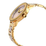 Movado Bold Beige Dial Two Tone Steel Strap Watch For Women - 3600640 Authentic Buy Shop Now