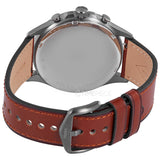 Fossil Forrester Chronograph Grey Dial Brown Leather Strap Watch for Men - FS5815 Authentic Buy Shop Now