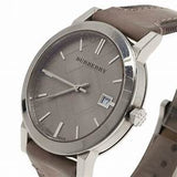 Burberry The City Nova Beige Dial Grey Leather Strap Watch for Women - BU9023 Authentic Buy Shop Now