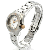 Tag Heuer Aquaracer Professional 200 Quartz Diamonds White Dial Silver Steel Strap Watch for Women - WBP1450.BA0622 Authentic Buy Shop Now