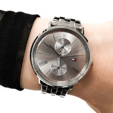 Tommy Hilfiger Jenna Quartz White Dial Silver Steel Strap Watch for Women - 1782068 Authentic Buy Shop Now