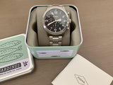 Fossil Pilot Chronograph Black Dial Silver Steel Strap Watch for Men - FS5141 Authentic Buy Shop Now