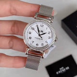 Coach Madison White Dial Silver Mesh Bracelet Watch for Women - 14502651 Authentic Buy Shop Now