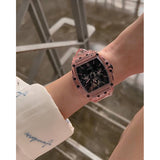 Guess Sporting Black Dial Pink Rubber Strap Watch for Men - GW0032G1 Authentic Buy Shop Now