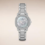Burberry The Britain Diamonds Mother of Pearl Dial Silver Steel Strap Watch for Women - BBY1801 Authentic Buy Shop Now