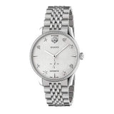 Gucci G Timeless Automatic Silver Dial Silver Steel Strap Watch for Men - YA126354 Authentic Buy Shop Now