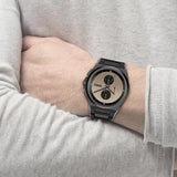 Hugo Boss Steer Chronograph Brown Dial Black Steel Strap Watch For Men - 1514043 Authentic Buy Shop Now