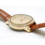 Michael Kors Whitley Quartz Gold Dial Brown Leather Strap Watch For Women - MK2428 Authentic Buy Shop Now