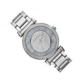 Michael Kors Caitlin Crystal Dial Silver Steel Strap Watch for Women - MK3331 Authentic Buy Shop Now