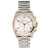 Michael Kors Blair Chronograph Silver Dial Silver Steel Strap Watch for Women - MK5459 Authentic Buy Shop Now