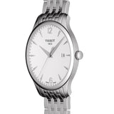 Tissot T Classic Tradition White Dial Silver Steel Strap Watch For Men - T063.610.11.037.00 Authentic Buy Shop Now