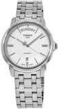 Tissot T Classic Automatic III Day Date White Dial Silver Steel Strap Watch for Men - T065.930.11.031.00 Authentic Buy Shop Now