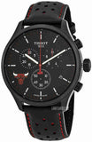 Tissot T Sport Chrono XL NBA Teams Special Chicago Bulls Edition Black Dial Black Leather Strap Watch for Men - T116.617.36.051.00 Authentic Buy Shop Now