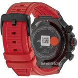 Tissot T Race Chronograph Black Dial Red Rubber Strap Watch For Men - T141.417.37.057.01 Authentic Buy Shop Now