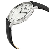 Tissot Everytime Large White Dial Black Leather Strap Watch For Men - T109.610.16.032.00 Authentic Buy Shop Now