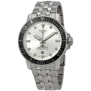 Tissot Seastar 1000 Powermatic 80 Silver Dial Silver Steel Strap Watch For Men - T120.407.11.031.00 Authentic Buy Shop Now