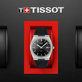 Tissot PRX Black Dial Black Rubber Strap Watch For Men - T137.410.17.051.00 Authentic Buy Shop Now