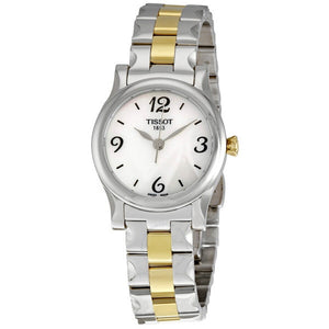 Tissot T Wave Mother of Pearl Dial Watch For Women - T028.210.22.117.00 Authentic Buy Shop Now