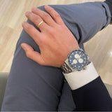 Tissot Supersport Chrono Blue Dial Silver Steel Strap Watch For Men - T125.617.11.041.00 Authentic Buy Shop Now