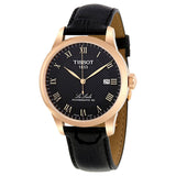 Tissot Le Locle Powermatic 80 Black Dial Black Leather Strap Watch For Men - T006.407.36.053.00 Authentic Buy Shop Now
