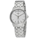 Tissot T Classic Automatic III Day Date White Dial Silver Steel Strap Watch for Men - T065.930.11.031.00 Authentic Buy Shop Now