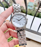 Tissot T Classic Automatic III Day Date White Dial Silver Steel Strap Watch for Men - T065.930.11.031.00 Authentic Buy Shop Now