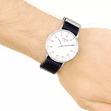 Tissot T Classic Everytime Large White Dial Blue NATO Strap Watch For Men - T109.610.17.037.00 Authentic Buy Shop Now