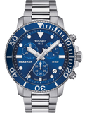 Tissot Seastar 1000 Chronograph Blue Dial Silver Steel Strap Watch For Men - T120.417.11.041.00 Authentic Buy Shop Now