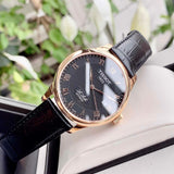 Tissot T Classic Le Locle Automatic Black Dial Black Leather Strap Watch For Men - T41.5.423.53 Authentic Buy Shop Now