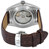 Tissot Gentleman Powermatic 80 Silicium Silver Dial Brown Leather Strap Watch For Men - T127.407.16.031.01 Authentic Buy Shop Now