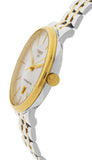 Tissot Carson Premium Powermatic 80 White Dial Two Tone Steel Strap Watch For Men - T122.407.22.031.00 Authentic Buy Shop Now