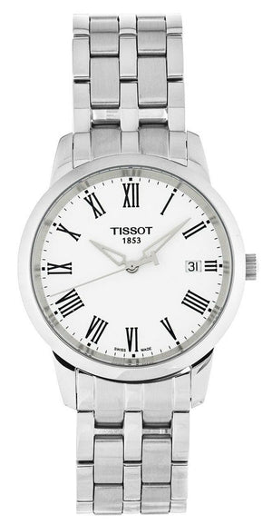 Tissot T Classic Dream White Dial Silver Steel Strap Watch for Men - T033.410.11.013.01 Authentic Buy Shop Now