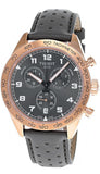 Tissot T Sport PRS 516 Chronograph Grey Dial Grey Leather Strap Watch for Men - T131.617.36.082.00 Authentic Buy Shop Now