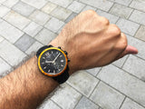 Tissot T Sport Quickster Chronograph Black Dial Black Rubber Strap Watch For Men - T095.417.36.057.01 Authentic Buy Shop Now