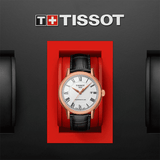 Tissot T Classic Carson Powermatic 80 White Dial Brown Leather Strap Watch for Men - T085.407.36.013.00 Authentic Buy Shop Now