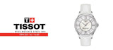 Tissot Chemin Des Tourelles Powermatic 80 Lady White Dial White Leather Strap Watch For Women - T099.207.16.116.00 Authentic Buy Shop Now