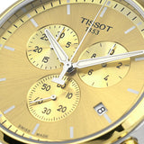 Tissot T Sport Chrono XL Classic Gold Dial Two Tone Steel Strap Watch for Men - T116.617.22.021.00 Authentic Buy Shop Now