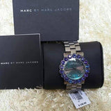 Marc Jacobs Amy Purple Dial Black Steel Strap Watch for Women - MBM3224 Authentic Buy Shop Now