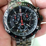 Tissot PRS 200 Chronograph Grey Dial Silver Steel Strap Watch For Men - T067.417.21.051.00 Authentic Buy Shop Now