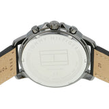 Tommy Hilfiger London Chronograph Grey Dial Black Leather Strap Watch for Men - 1791533 Authentic Buy Shop Now