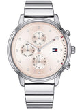Tommy Hilfiger Blake Pink Dial Silver Steel Strap Watch for Women - 1781904 Authentic Buy Shop Now