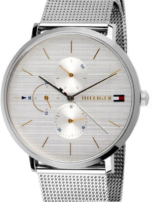 Tommy Hilfiger Jenna Quartz Silver Dial Silver Mesh Bracelet Watch For Women - 1781942 Authentic Buy Shop Now