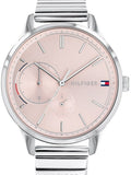 Tommy Hilfiger Brooke Pink Dial Silver Steel Strap Watch for Women - 1782020 Authentic Buy Shop Now